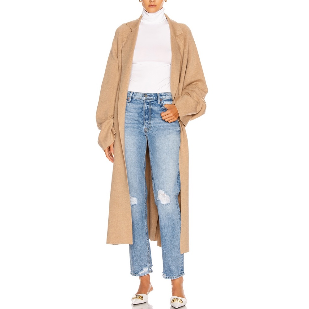 ✨NWT✨ GRLFRND Helena Distressed Straight Leg Jean in Good Life - Picture 2 of 9